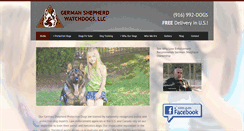 Desktop Screenshot of germanshepherdwatchdogs.com