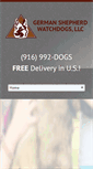 Mobile Screenshot of germanshepherdwatchdogs.com